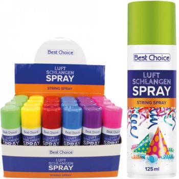 Party Luftschlangenspray 125ml bunte Farbe 24er T-Dsp.